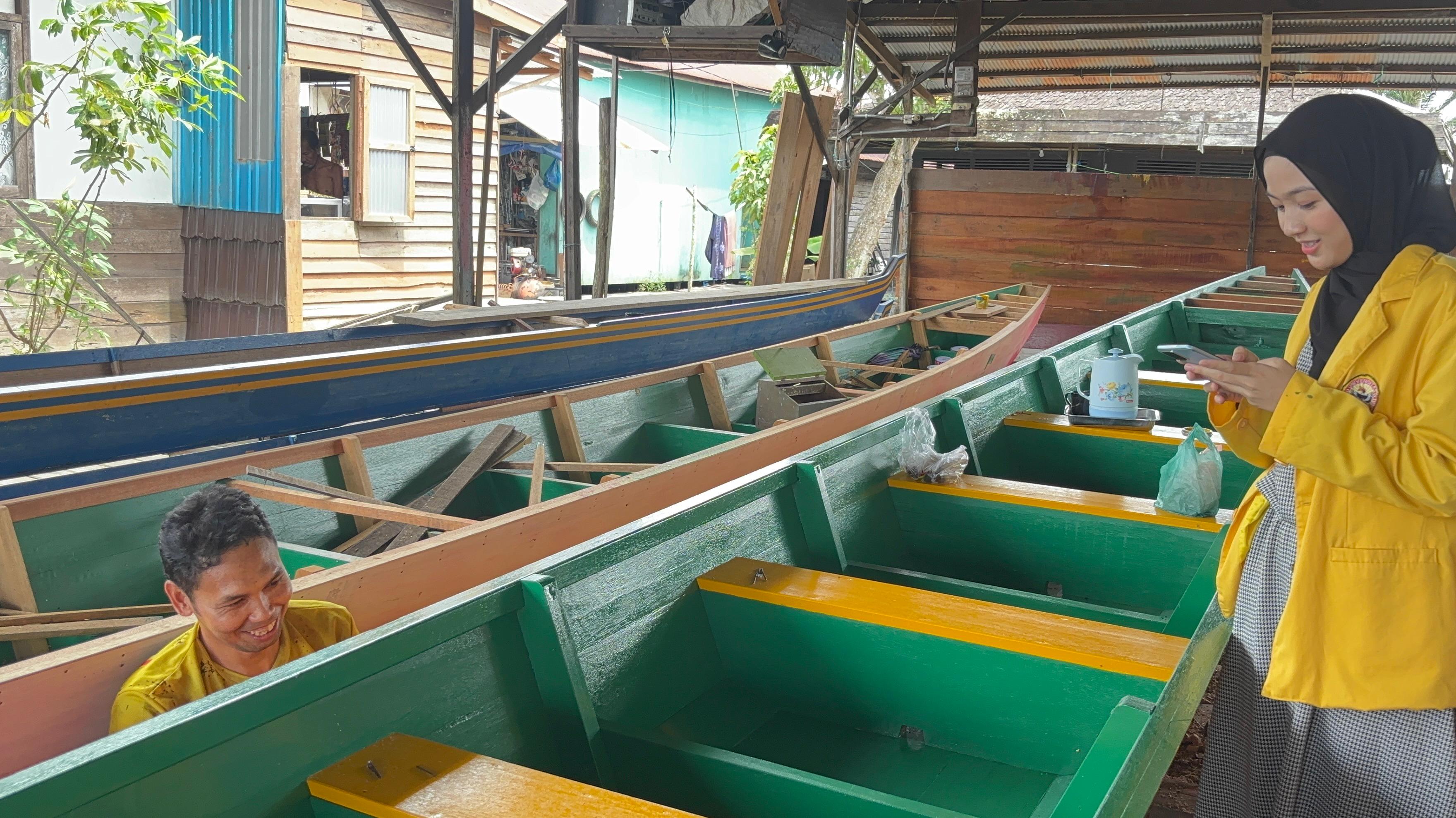 Perahu tradisional Banjar