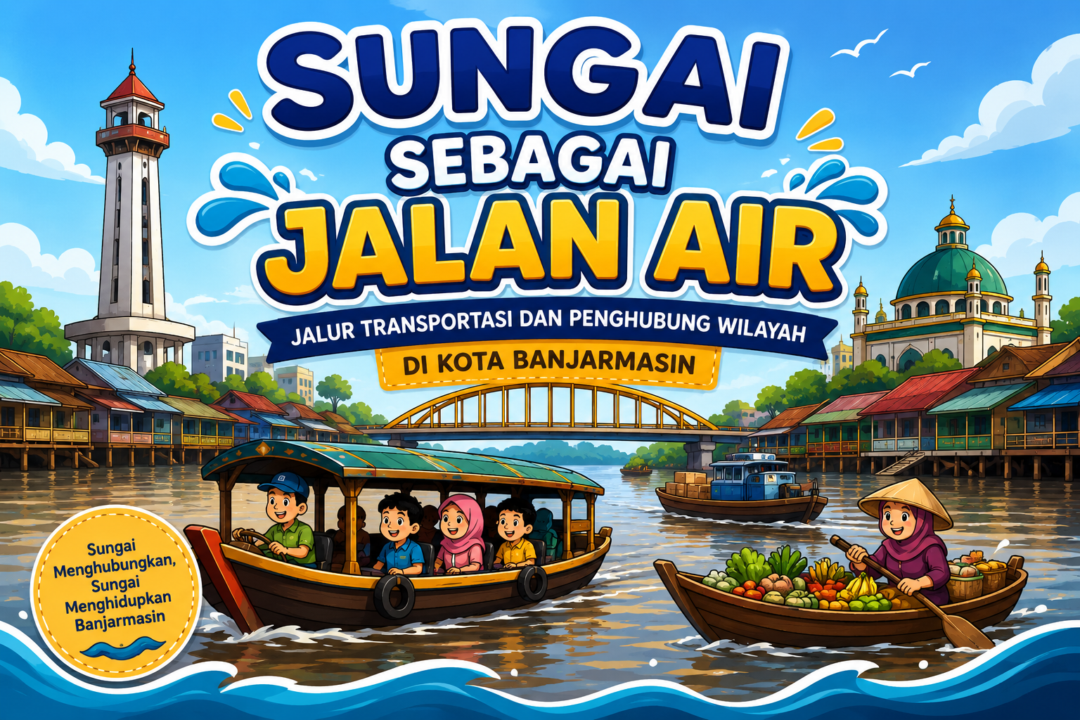 Video: Sungai sebagai Jalan Air